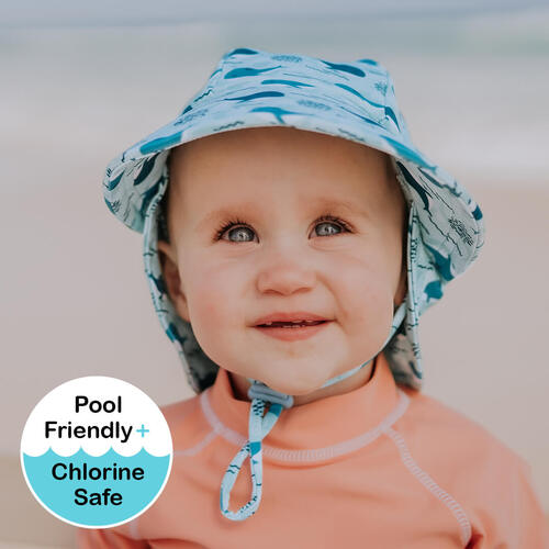 Kids Beach Legionnaire Hat - Whale