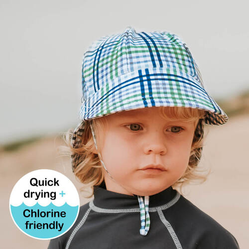 Kids Beach Legionnaire Hat - Check