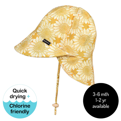 Kids Swim Legionnaire Beach Hat - Sunflower
