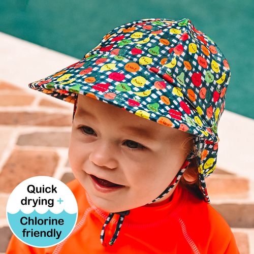 Swim Legionnaire Flap Beach Hat - Fruity