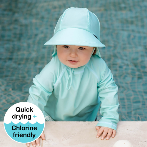 Kids Rash Vest UPF50+ - Aqua