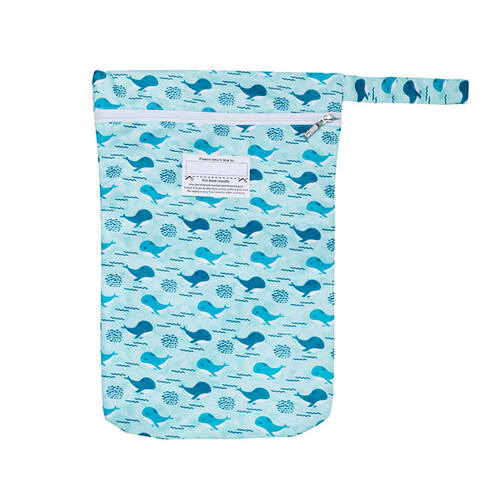 Wet Bag - Whale Print