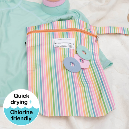 Wet Bag - Rainbow Stripe