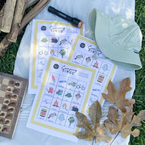 Camping bingo printable + old-school camping hacks