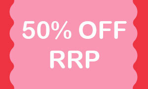 50% OFF RRP