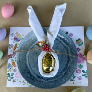 MAKE: easy Easter table setting